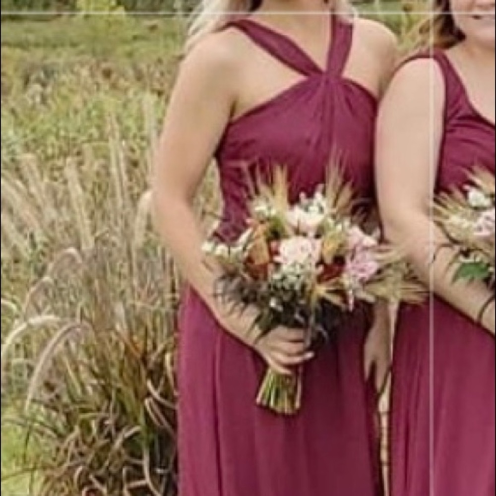 Bridesmaid dress- Wine color